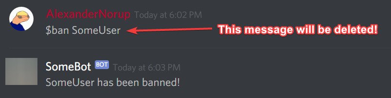 Cleanchat A Discord Bot For Keeping The Chat Clean